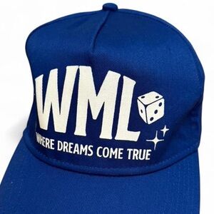 FREE PEOPLE Wish Me Luck Dreams Come True Cap
in Electric Blue